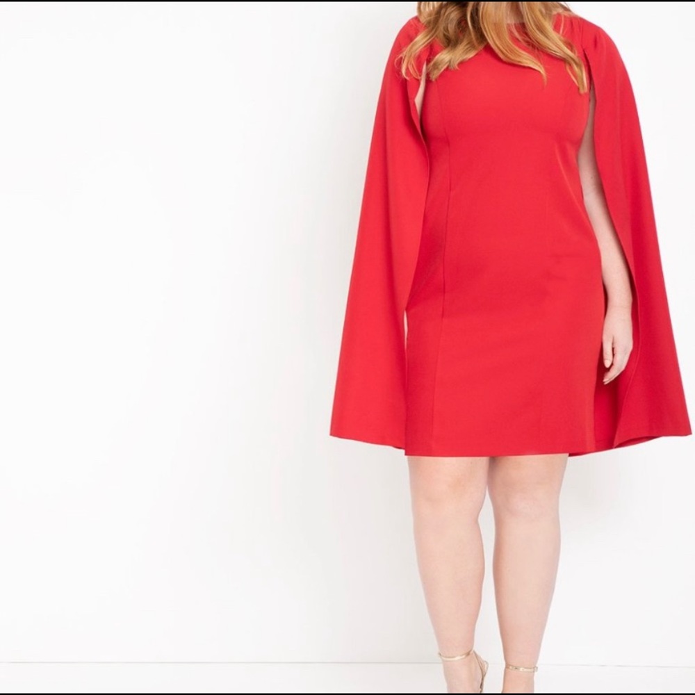 Eloquii Cape Dress